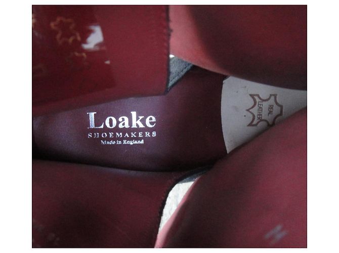 Loake Godiva Botas Jodhpur de Ante Burdeos - vista 6