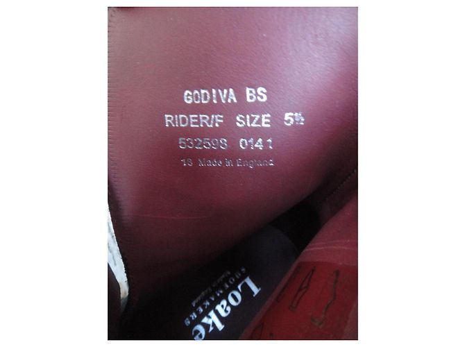 Loake Godiva Botas Jodhpur de Ante Burdeos - vista 7