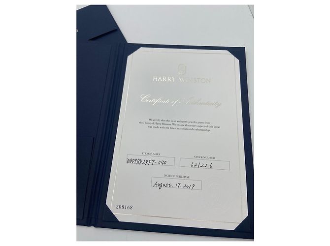 Harry Winston HW Platin Diamantring Silber - Ansicht 5