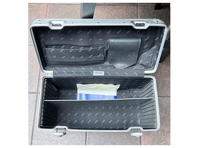 Rimowa Valigetta Pilota in alluminio argento - vista 11
