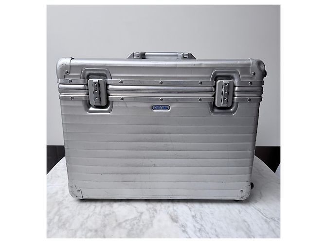 Rimowa Valigetta Pilota in alluminio argento - vista 2