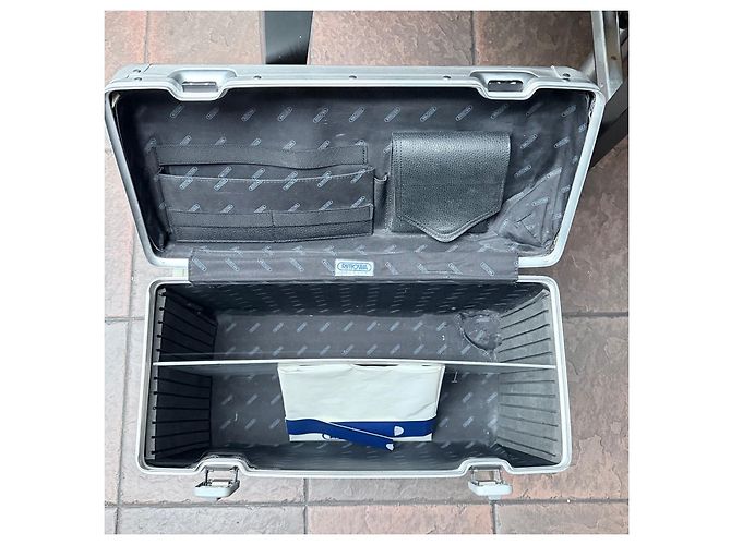 Rimowa Valigetta Pilota in alluminio argento - vista 8