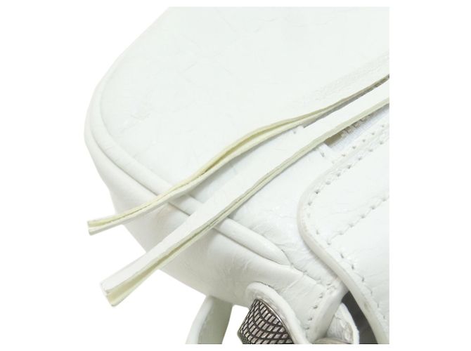 Borsa a tracolla Louis Vuitton Le Cagole Bianco - vista 10