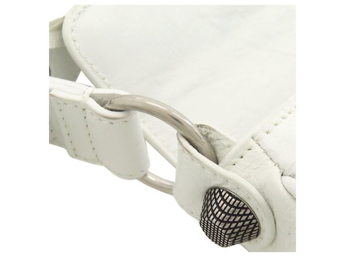 Borsa a tracolla Louis Vuitton Le Cagole Bianco - vista 12