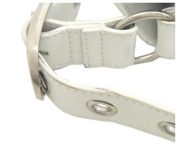 Borsa a tracolla Louis Vuitton Le Cagole Bianco - vista 13