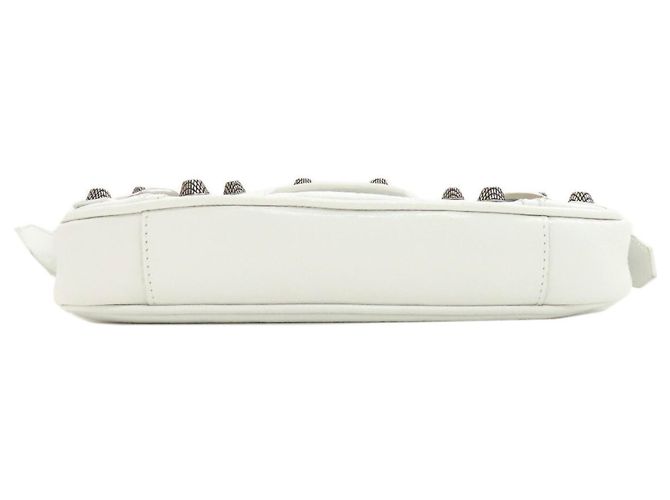 Borsa a tracolla Louis Vuitton Le Cagole Bianco - vista 4