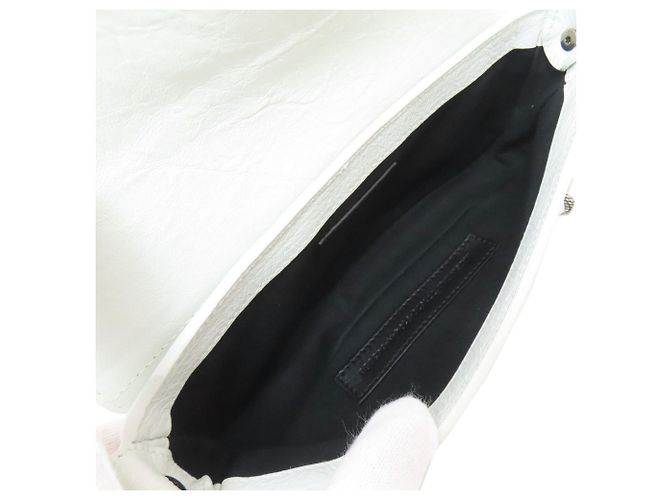 Borsa a tracolla Louis Vuitton Le Cagole Bianco - vista 5