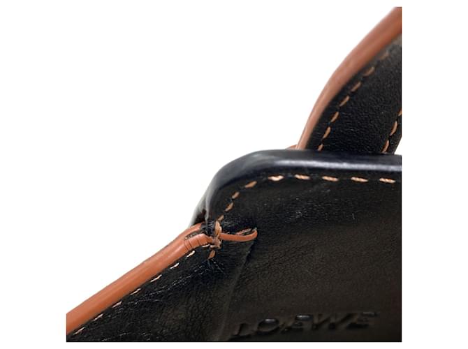Borsa a mano Hammock Mini 2-Way Loewe Nero Beige - vista 12