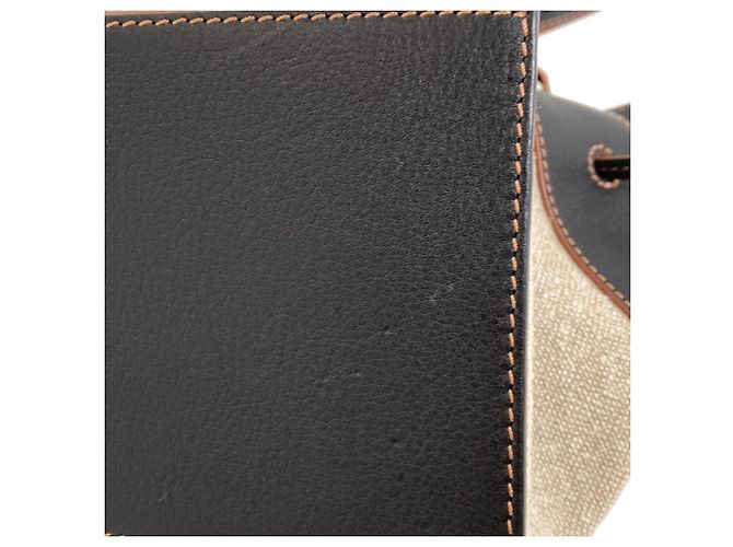 Borsa a mano Hammock Mini 2-Way Loewe Nero Beige - vista 15