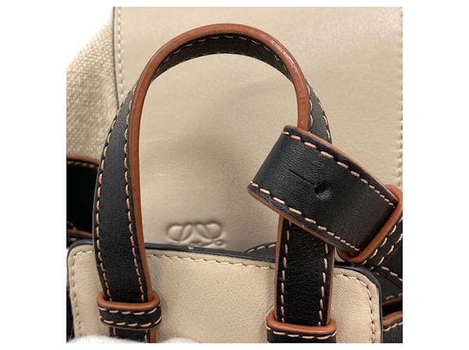 Borsa a mano Hammock Mini 2-Way Loewe Nero Beige - vista 16