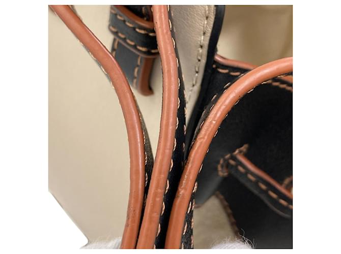Borsa a mano Hammock Mini 2-Way Loewe Nero Beige - vista 17