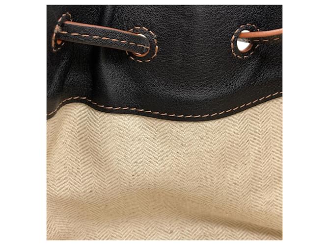 Borsa a mano Hammock Mini 2-Way Loewe Nero Beige - vista 9