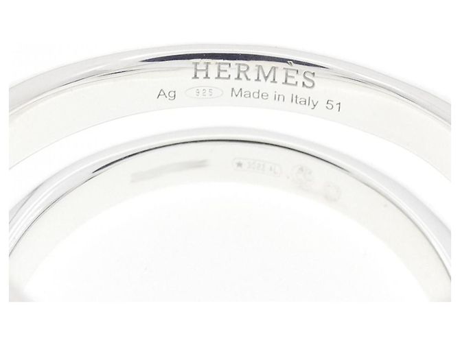 Ring Anillo Hermès Lima de Plata 925 - vista 4
