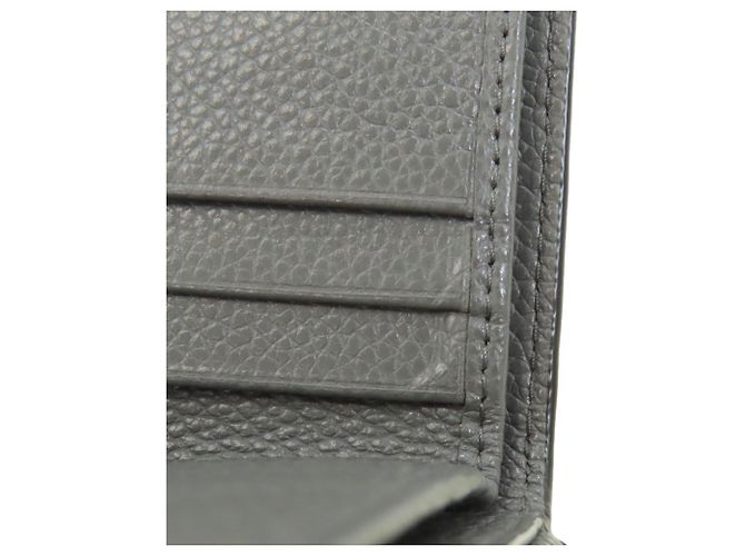 Prada Logo Leder-Bifold-Geldbörse Schwarz - Ansicht 11