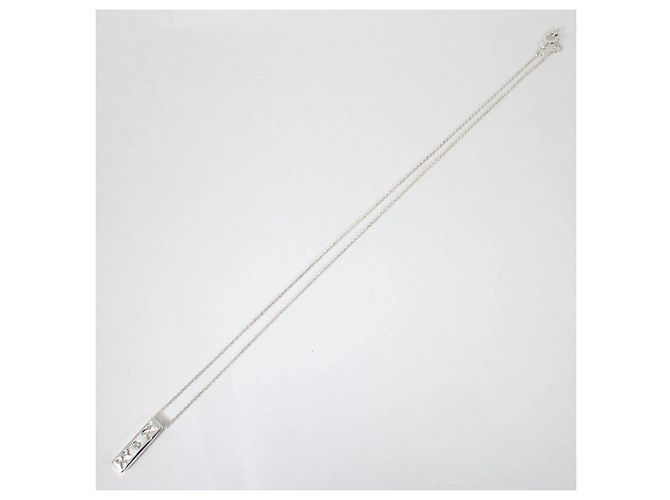 Collana Tiffany & Co. 925 Kiss Bar Diamond Paloma Picasso Argento - vista 7