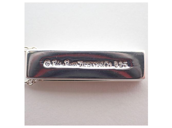 Collana Tiffany & Co. 925 Kiss Bar Diamond Paloma Picasso Argento - vista 8