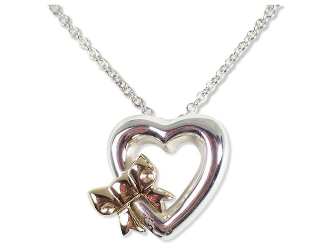 Collana con pendente Tiffany & Co. 925 750 Heart Ribbon - vista 2