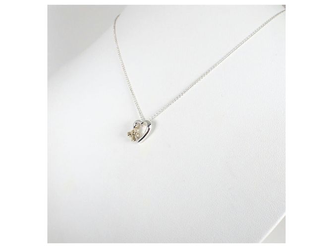 Collana con pendente Tiffany & Co. 925 750 Heart Ribbon - vista 5