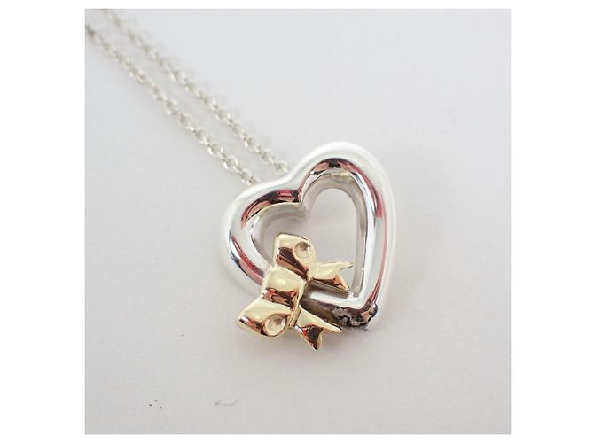 Collana con pendente Tiffany & Co. 925 750 Heart Ribbon - vista 8
