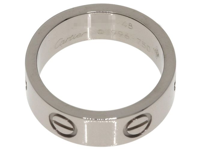 Cartier Love Band Ring aus 18K Weißgold - Ansicht 4