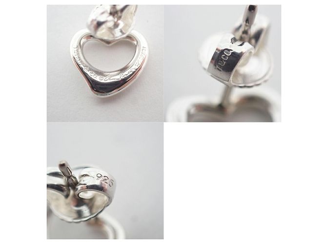 Orecchini a lobo a forma di cuore in argento 925 Tiffany & Co. - vista 8
