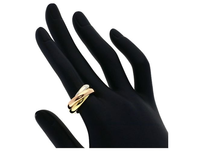 Anello Trinity MM #53 in oro 18K di Cartier - vista 4