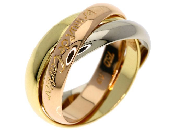 Anello Trinity in oro 18K Cartier - vista 2