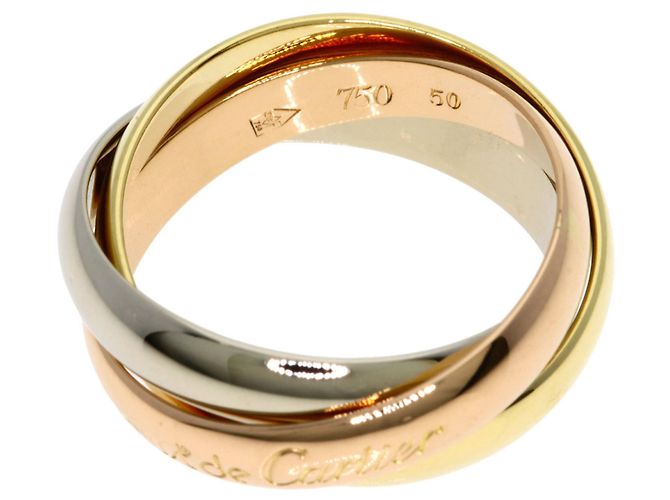 Anello Trinity in oro 18K Cartier - vista 3