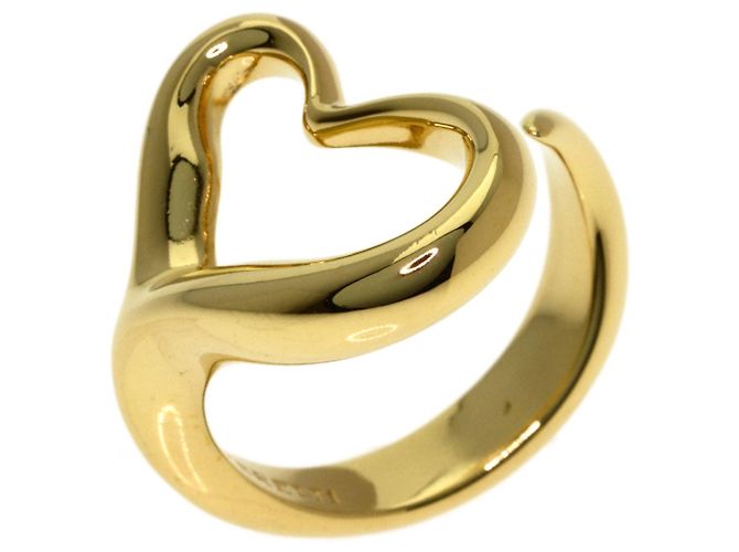 Anello Open Heart di Tiffany & Co. in oro giallo 18K - vista 2