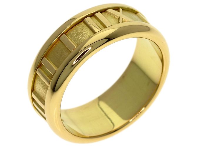 Anello Atlas di Tiffany & Co. in oro giallo 18K - vista 2