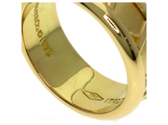 Anello Atlas di Tiffany & Co. in oro giallo 18K - vista 9