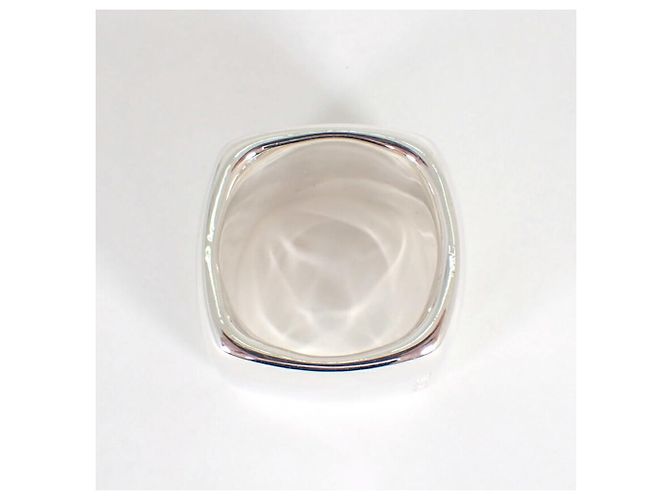 Chanel 925 Eckiger Breiter Ring Silber - Ansicht 7
