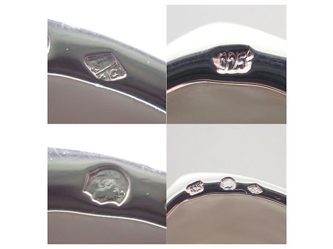 Chanel 925 Eckiger Breiter Ring Silber - Ansicht 9