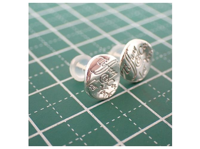 Orecchini a lobo in argento sterling Tiffany & Co. - vista 8