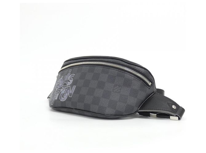 Bumbag Borsa a tracolla Louis Vuitton Damier Graphite Grigio Damier ebene - vista 3