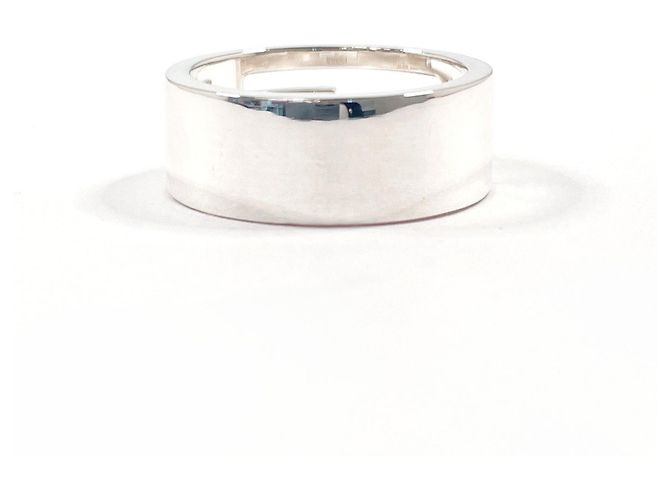 Anello G con intaglio firmato GUCCI Argento - vista 2