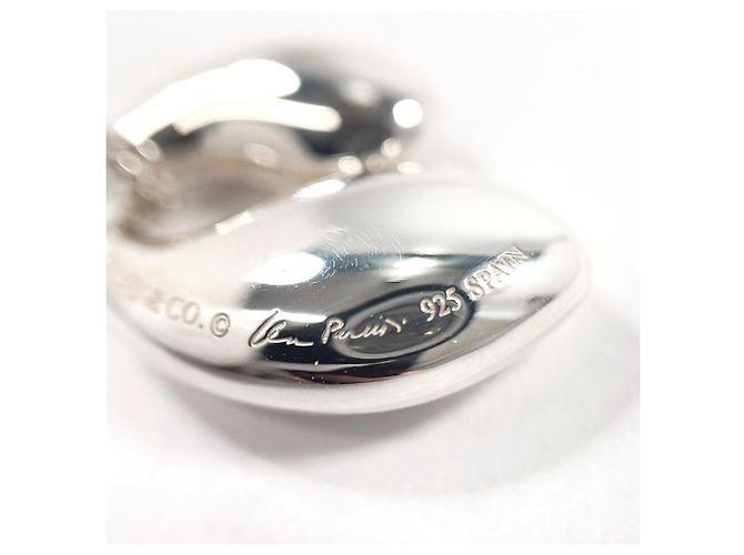 Tiffany & Co Collana Tiffany Double Teardrop Elsa Peretti Argento - vista 5