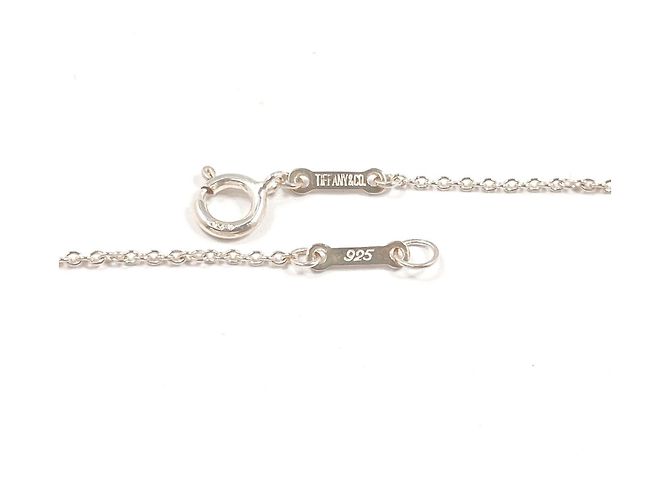 Tiffany & Co Tiffany Buchstaben K Initial Halskette Elsa Peretti Silber - Ansicht 4