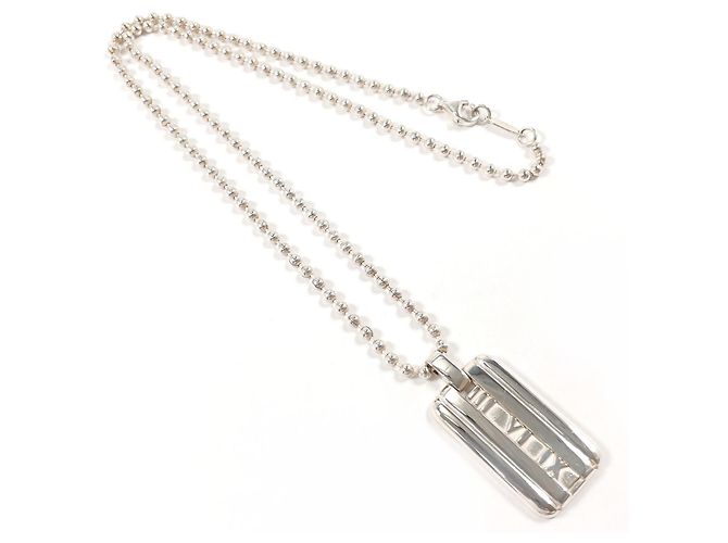 Tiffany & Co Collana a catena Atlas Plate di Tiffany Argento - vista 3