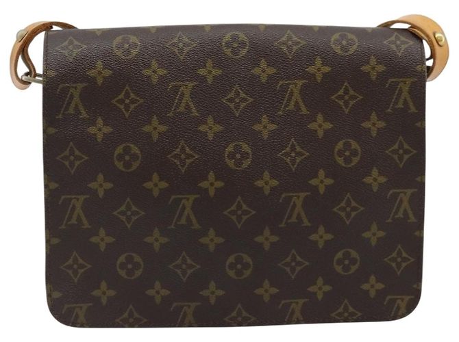 Borsa Louis Vuitton Cartouchiere Monogram Canvas GM Marrone - vista 2