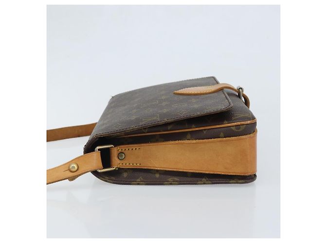 Borsa Louis Vuitton Cartouchiere Monogram Canvas GM Marrone - vista 4