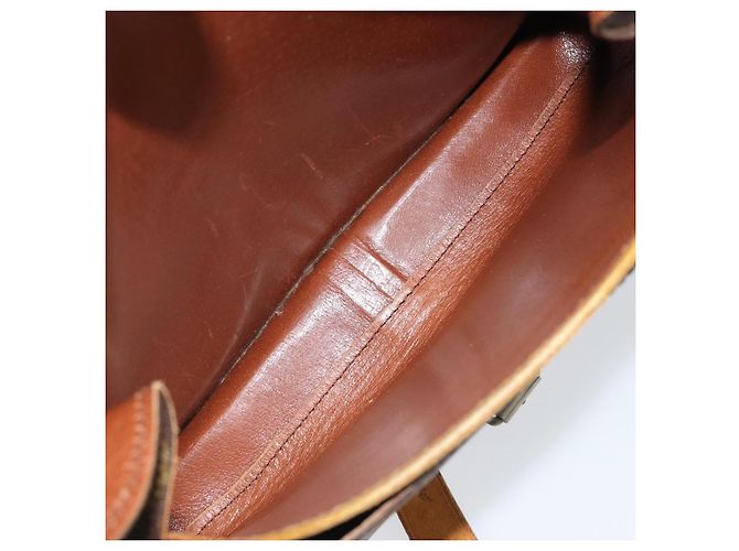 Borsa Louis Vuitton Cartouchiere Monogram Canvas GM Marrone - vista 5