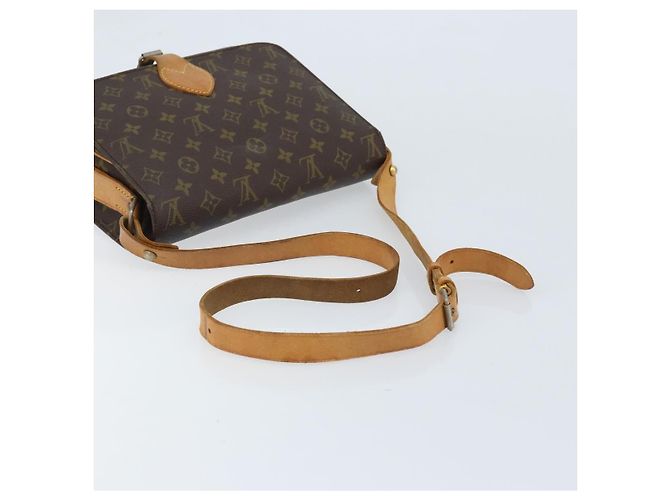 Borsa Louis Vuitton Cartouchiere Monogram Canvas GM Marrone - vista 7