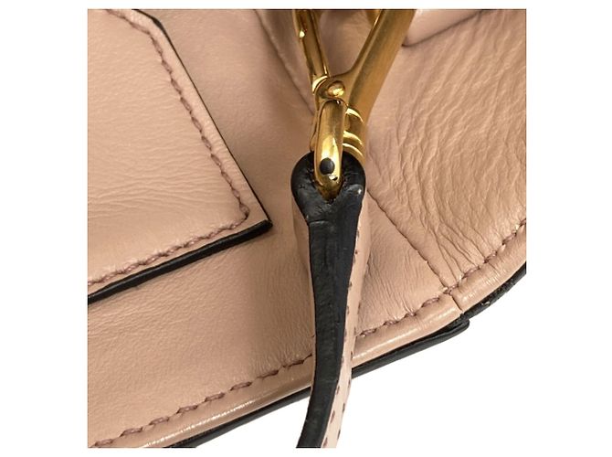 Sac cabas 2-en-1 en cuir Miu Miu - vue 21
