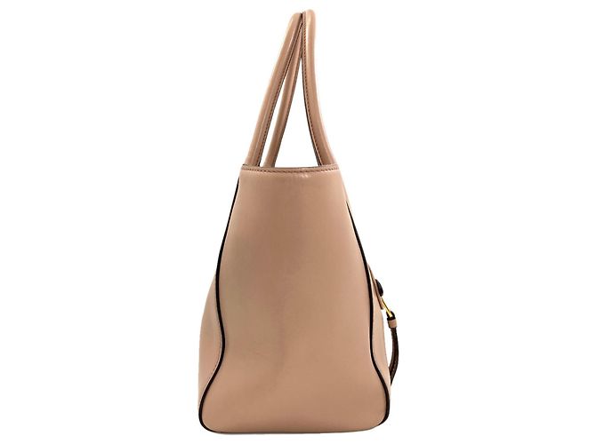 Sac cabas 2-en-1 en cuir Miu Miu - vue 3