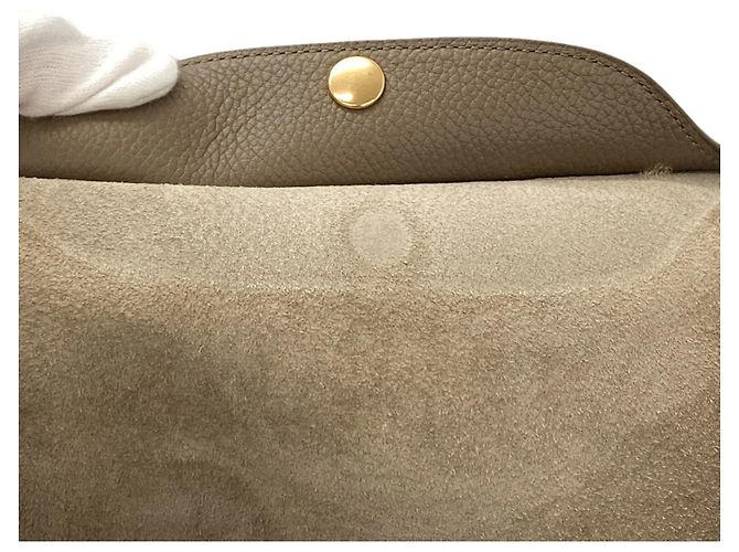 Céline Celine Small Fold Cabas 2-Way Tote Bag Beige - vista 10