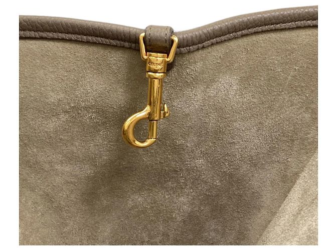 Céline Celine Small Fold Cabas 2-Way Tote Bag Beige - vista 12