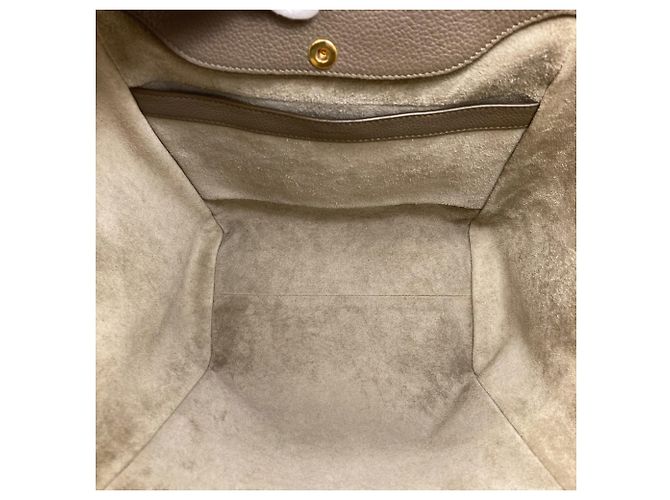 Céline Celine Small Fold Cabas 2-Way Tote Bag Beige - vista 5