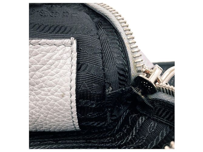 Prada 2-Way Schultertasche Grau - Ansicht 10