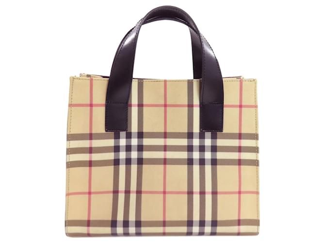 Borsa Burberry Check beige - vista 2